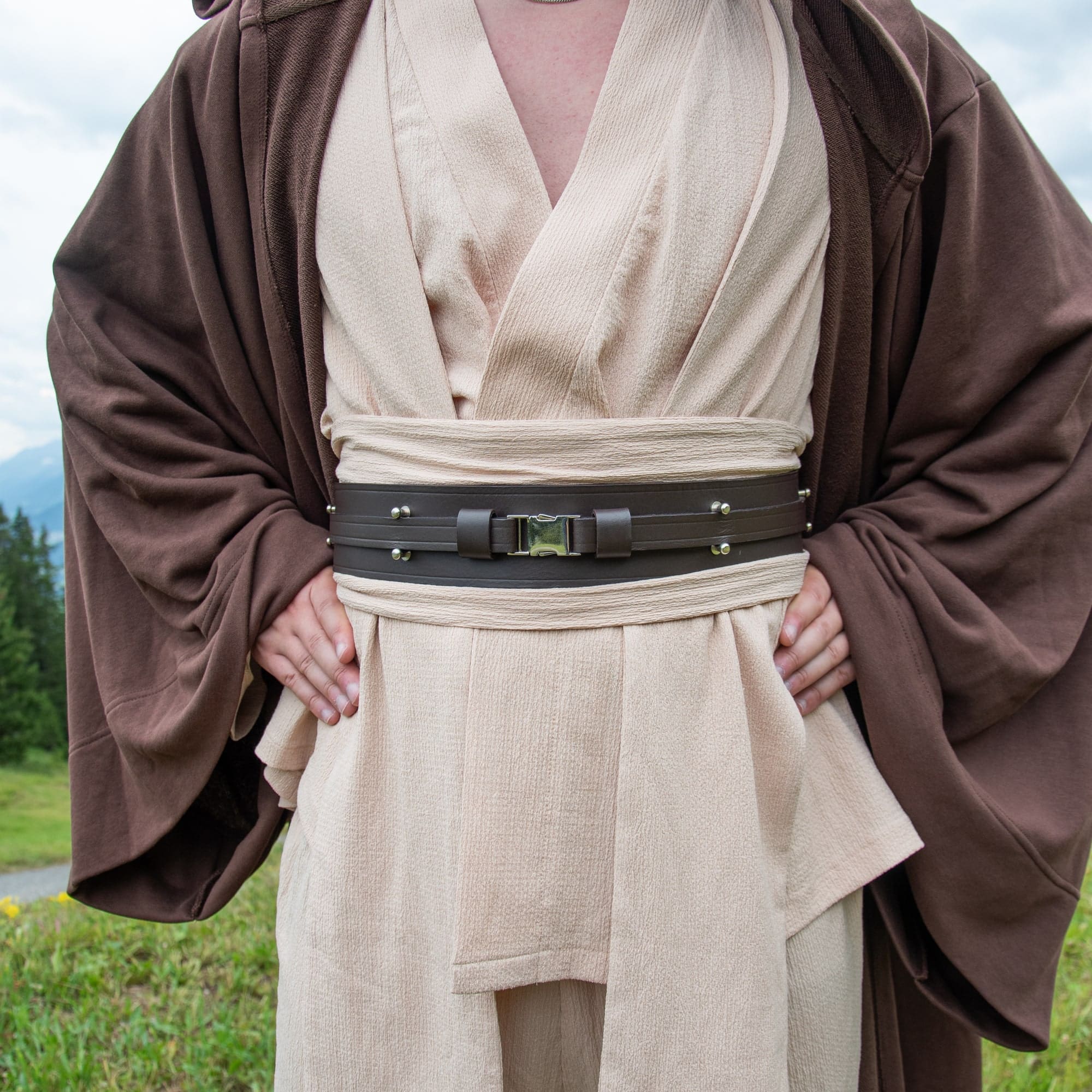 Jedi Kostüm Set | Cosplay Outfit (7-teilig) – Bild 4